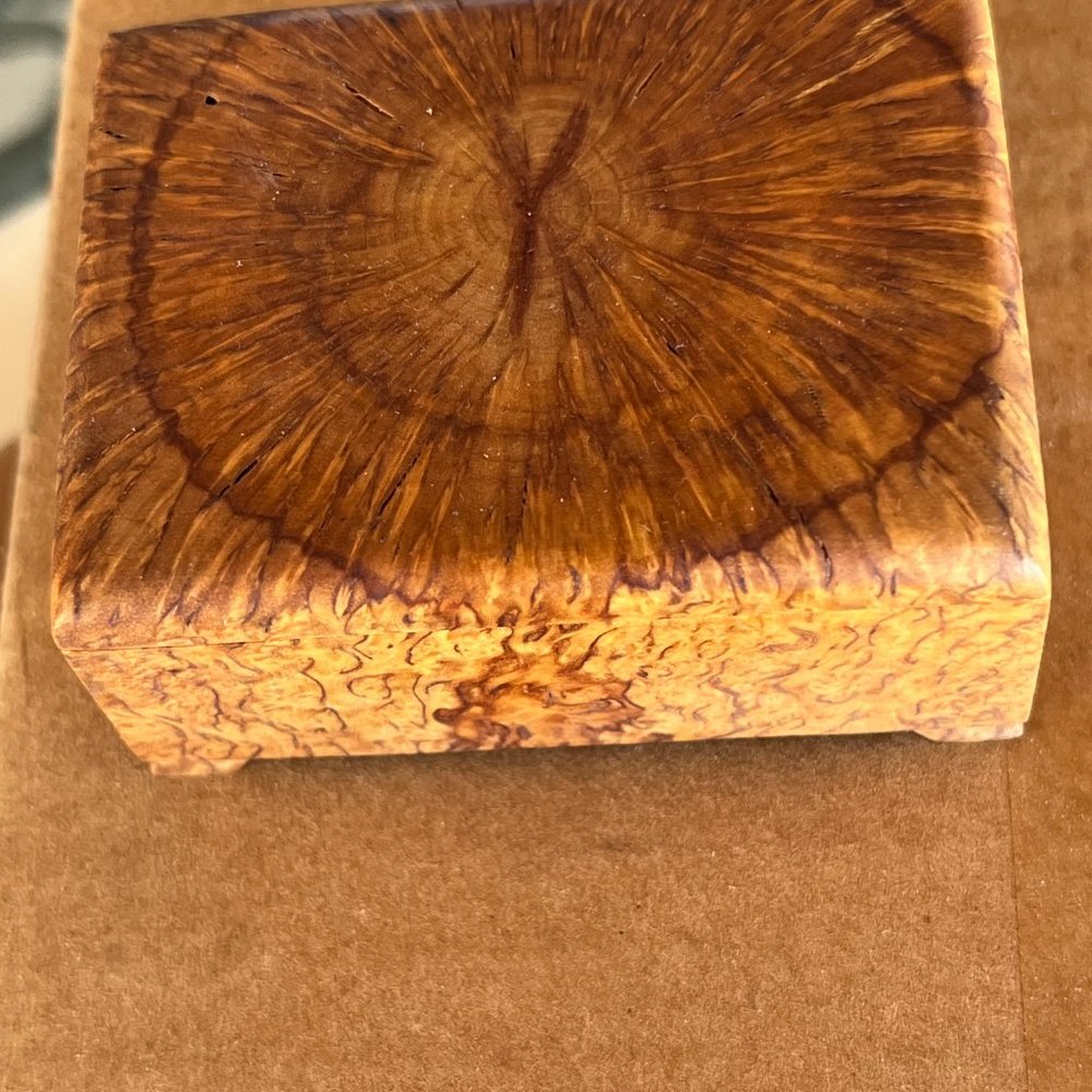 Unusual Wood Trinket Box